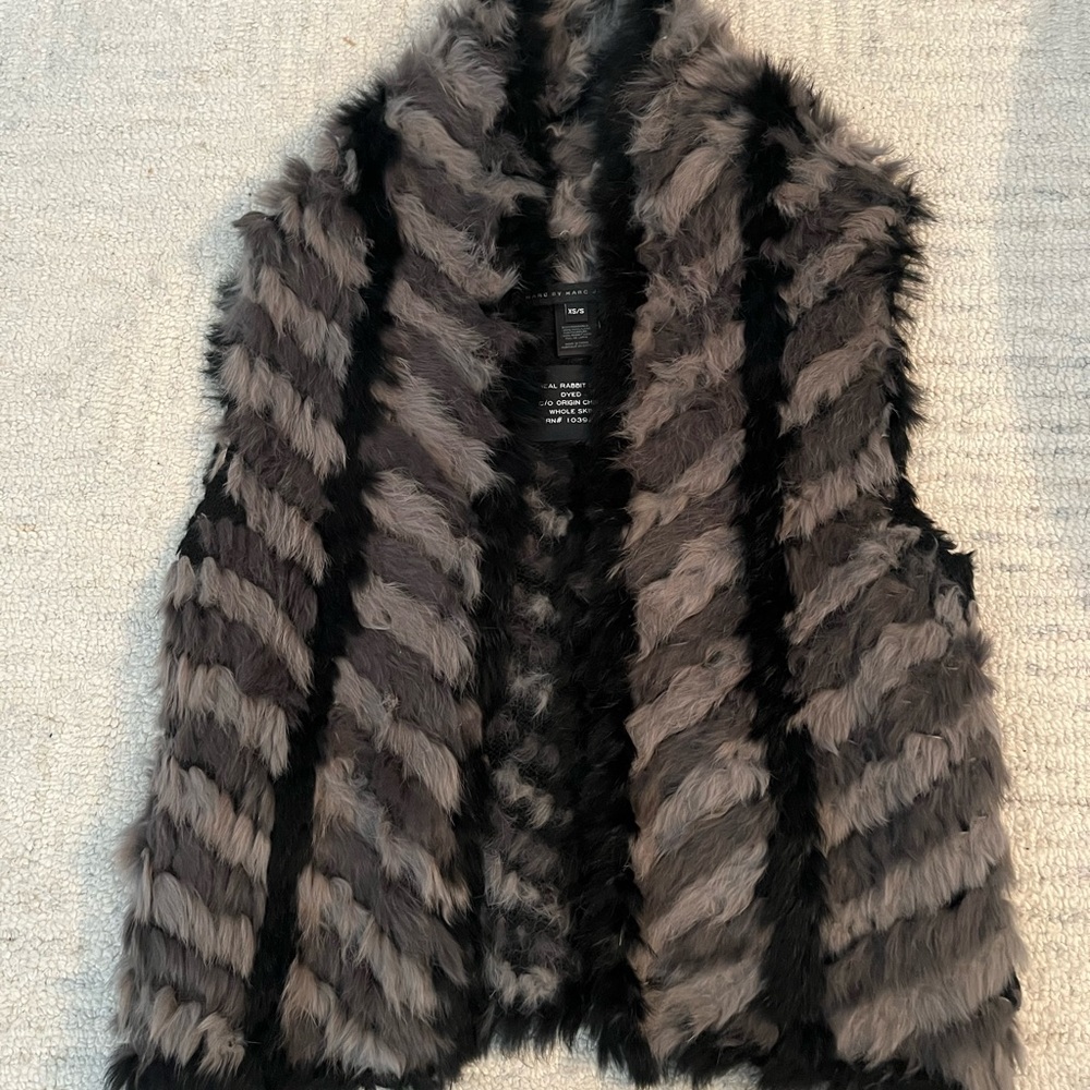 Marc by Marc Jacobs Real Fur Gilet